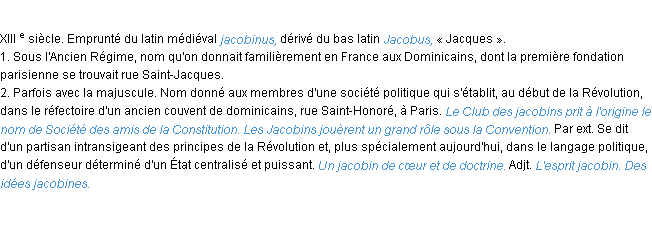 jacobins definition